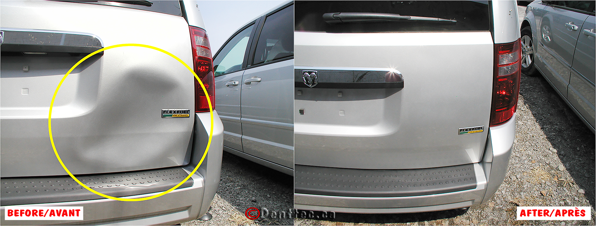 Big Dent Back Door Dodge Flex Fuel